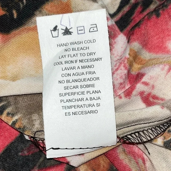 R & M Richards | Floral-Abstract Sleeveless Dress - Picture 5 of 5